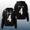 Ravens Zay Flowers 4 Waffle Hoodie 2