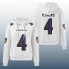 Ravens Zay Flowers 4 Waffle Hoodie 3