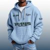 Rays Est 1998 Quarter Zip Waffle Hoodie 4