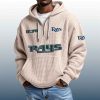 Rays Est 1998 Quarter Zip Waffle Hoodie 6