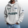 Rays Est 1998 Quarter Zip Waffle Hoodie 8