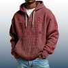 Red Sox Est 1901 Quarter Zip Waffle Hoodie