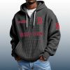 Red Sox Est 1901 Quarter Zip Waffle Hoodie 3