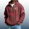 Reds Est 1881 Quarter Zip Waffle Hoodie
