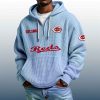 Reds Est 1881 Quarter Zip Waffle Hoodie 3