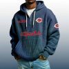 Reds Est 1881 Quarter Zip Waffle Hoodie 6