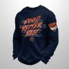 Retro Bears Good Better Best Print Waffle Sweatshirt