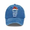 Retro Christmas The Only Red Hat Allowed In This Home Print Baseball Cap 4