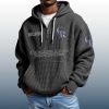 Rockies Est 1993 Quarter Zip Waffle Hoodie 2