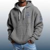 Rockies Est 1993 Quarter Zip Waffle Hoodie 5