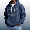 Rockies Est 1993 Quarter Zip Waffle Hoodie 6