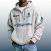 Royals Est 1969 Quarter Zip Waffle Hoodie 8