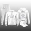Saints 2026 White Out Hoodie Joggers Cap