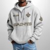 Saints Est 1966 Half Zip Waffle Hoodie