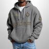 Saints Est 1966 Half Zip Waffle Hoodie2