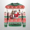 Santa And Jesus Selfie Ugly Christmas Sweater 2