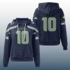 Seahawks Cooper Kupp 10 Waffle Hoodie 2