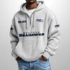 Seahawks Est 1974 Half Zip Waffle Hoodie3