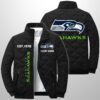 Seahawks Est 1976 Winter Warm Quilted Jacket 3