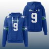Seahawks Kenneth Walker III 9 Waffle Hoodie