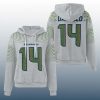 Seahawks Sam Darnold 14 Waffle Hoodie 3