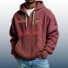 St Cardinals Est 1882 Quarter Zip Waffle Hoodie