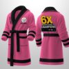Steelers Est 1933 6X Champions Bathrobe 3