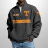 Tennessee Est 1891 Waffle Stand Collar Half Zip Sweatshirt