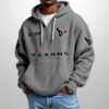 Texans Est 1999 Half Zip Waffle Hoodie 8 Texans Est 1999 Half Zip Waffle Hoodie3