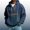 Tigers Est 1894 Quarter Zip Waffle Hoodie
