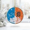 Tigers x Lions Skyline Christmas Ornament 2