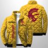 Trojans Est 1988 Winter Warm Quilted Jacket 2