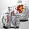 Trojans Est 1988 Winter Warm Quilted Jacket 7
