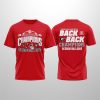 UGA 2025 SEC Football Back To Back Champions Shirt