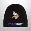 Vikings 2025 Opportunity Inspire Change Beanie Hat 2