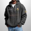 Vikings Est 1960 Half Zip Waffle Hoodie1