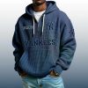 Yankees Est 1903 Quarter Zip Waffle Hoodie