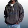 Yankees Est 1903 Quarter Zip Waffle Hoodie 3