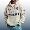 Yankees Est 1903 Quarter Zip Waffle Hoodie 7