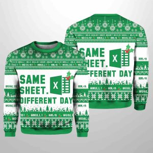 Excel Same Sheet Different Day Ugly Christmas Sweater