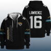 16 Lawrence Jaguars Quarter Zip Waffle Hoodie 3