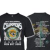 2025 Congrats Jaguars AFC South Champs Two-Sided Shirt