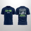 2025 Seahawks 12 49 NFC West Division Champions Shirt