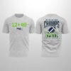 2025 Seahawks 12 49 NFC West Division Champions Shirt 2