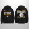 2025 Steelers AFC North Division Champions Hoodie Joggers Cap