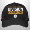 2025 Steelers AFC North Division Champions Hoodie Joggers Cap 3