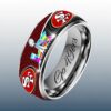 2026 49ers SB LX Silver Tungsten Ring