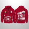 2026 Crimson Tide Rose Bowl Champions Quarter Zip Hoodie