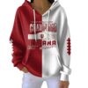 2026 Hoosiers College Football Playoff National Champions Pit Striped Hoodie