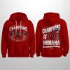 2026 Hoosiers Rose Bowl Champions Hoodie Joggers Cap